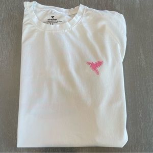 White Birddogs T-Shirt Size Medium Dri-Fit Material